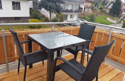 Obersasbach Apartment | Apartment '1' with Balcony and Wi-Fi