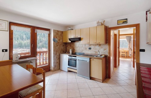 Soraga Apartment | Apartment 'Antermoia' with Mountain View, Balcony and Wi-Fi