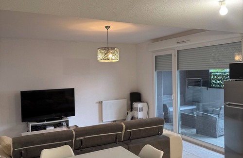 Castelnau-le-Lez Apartment | Apartment bedroom + sofa bed