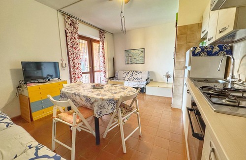 Stintino Apartment | Apartment 'Casa 3' with Sea View, Private Terrace and Shared Garden