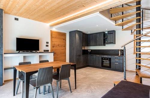 Pinzolo Apartment | Apartment "Ciasa Fatati" with Mountain View, Sauna & Wi-Fi