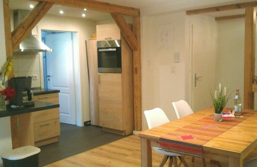 Calmbach Apartment | Apartment 'Alte Schmiede' with Balcony and Wi-Fi