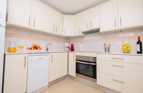 Cala Agulla Apartment | Apartment Drac Blanc 1-4 close to the Beach with Sea View, Pool, Terrace & Wi-Fi