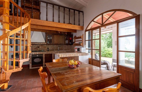 Cinigiano House | Apartment in villa with A/C, pool, WIFI, TV, terrace, pets allowed, panoramic view, parking