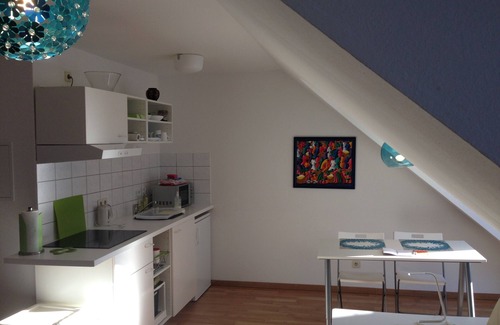 Ochsenfurt Apartment | Apartment Ochsenfurt w. Balcony next to Railway Station: You don`t need a car!