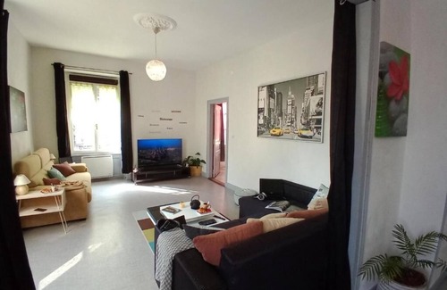 Thann Apartment | Apartment overlooking Collegiate Church of Thann.