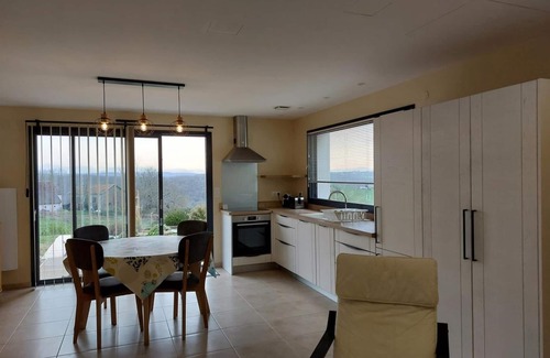 Salies-de-Bearn Apartment | Apartment 'Pyrenea' with Mountain View, Private Terrace and Wi-Fi