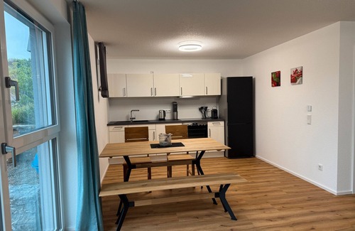 Ludwigshafen Apartment | Apartment 'Seezeit' with Private Terrace, Private Garden and Wi-Fi