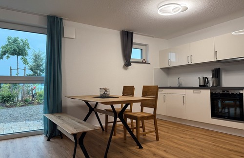 Ludwigshafen Apartment | Apartment 'Seezeit' with Private Terrace, Private Garden and Wi-Fi