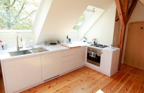 Werder Apartment | Apartment Schönefeld - attic, Studio panoramic view