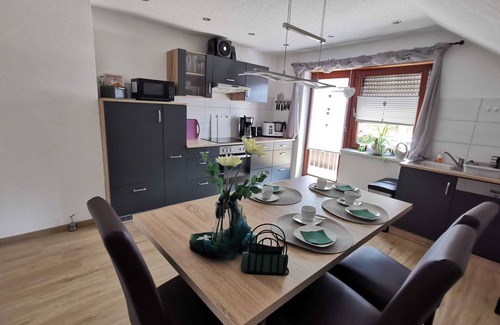 Oberharmersbach Apartment | Apartment 'Schöner' with Balcony and Wi-Fi