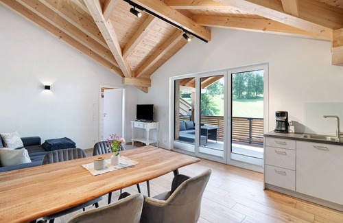 Bad Toelz Apartment | Apartment 'Schwaiger Almblick' with Mountain View, Private Terrace and Wi-Fi