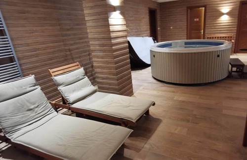 Karlovy Vary Apartment | Apartment with a pool, sauna, and free parking