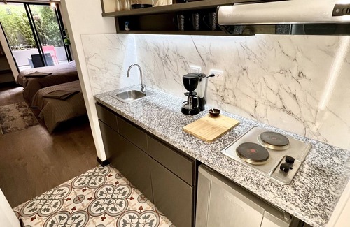 Financial District Apartment | Apartment with private Patio in Chapinero, nearby Zone G