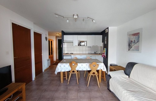 Montgenevre Apartment | Apartment with south-facing balcony, parking, pet-friendly