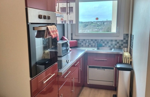 Evreux Apartment | Appart Résidence Parc, Wifi Gratuit, Calme Avec vue Imprenable sur la Ville