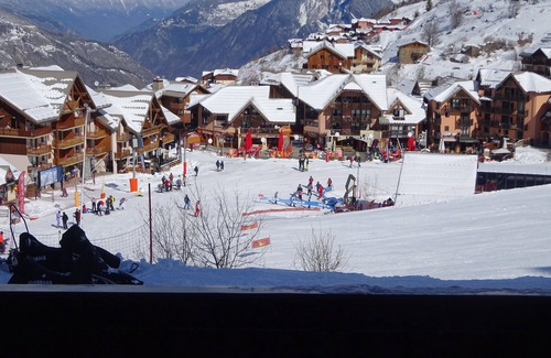 Valmeinier Apartment | Appt F.2 4/5 VUE ET Sortie Directe SUR Pistes, Wifi, Piscine