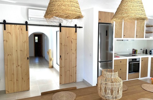 Cala Comte Villa | Atico, private pool and sea view in front of sunsets