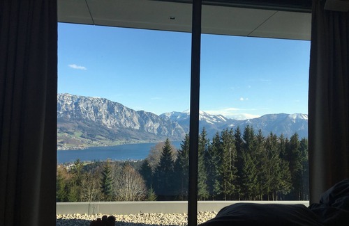 Nussdorf am Attersee Villa | Attersee luxury Design Villa, Pool and sauna, great views, quiet and solitary♥️