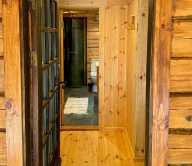 Ejstrupholm House | Authentic Log Cabin In Forest Near Ejstrupholm