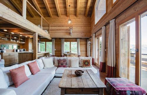 Riddes Ski Chalet | Authentic Swiss Spa Chalet Nesoya Jacuzzi Sauna