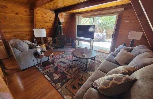 Bodfish Cabin | Awesome A-Frame Cabin with Huge Patio & Grill