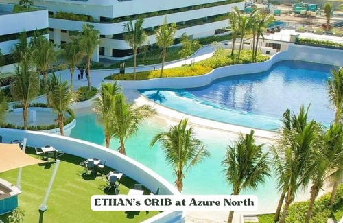 Bacolor Condo | Azure North Condo: Balcony & Scenic Views