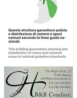 Matera Bed & Breakfast | B&B President's Home