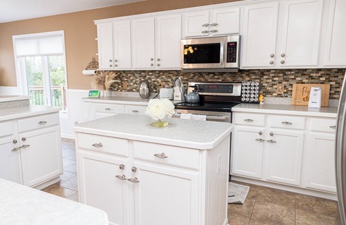 Hudson House | Basement in home with pool, bar and two Hot Tubs