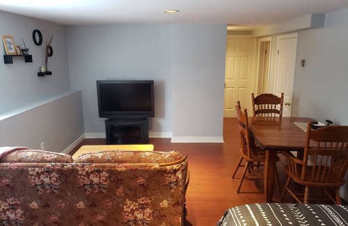 Grand Bay-Westfield House | Basement with private entrance