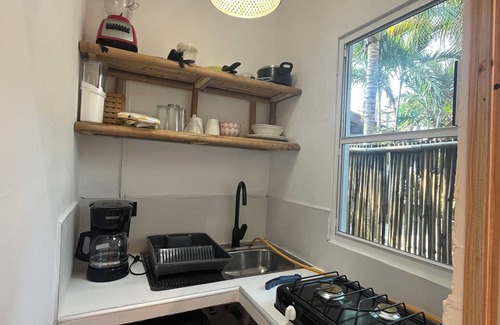 El Tunco Cabin | Beach Front Room at Playa El Tunco Surf Spots With Kitchenette