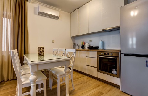 Sveti Stefan Apartment | Beachfront 2BR Apartment with Terrace & Sea View