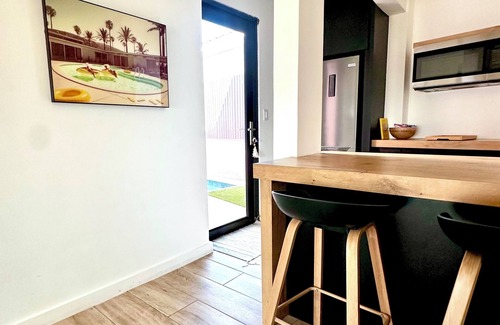 Hatillo Apartment | Beachfront spacious studio stunning sunset + pool with King Bed