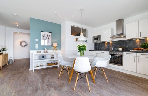 Olpenitz Apartment | Beachhouse on the Baltic Sea: "Pier 51" with south-facing terrace & sauna right on the waterfront