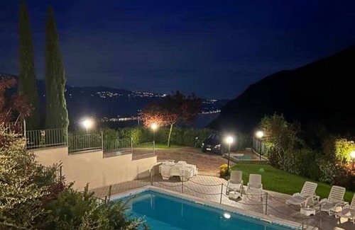 Aer Apartment | Beautiful 3-room apartment in a residence, pool, balcony, lake view, Lake Garda-Tignale