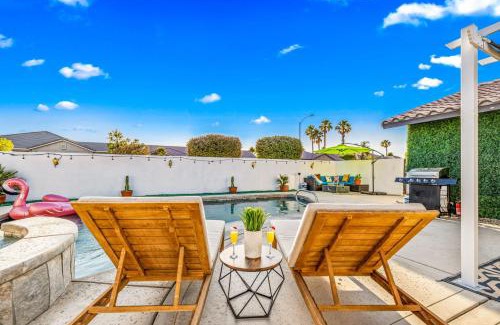 Bermuda Dunes House | Beautiful 5BR Home Game Room Pool Bocce Court