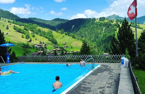 Ruedisbach Apartment | Beautiful apartment for 8 people with hot tub, WIFI, TV, balcony and pets allowed