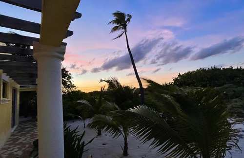 El Placer Villa | Beautiful home w/private white sand beach on the Caribbean; a/c in every room!