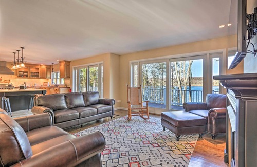 Swartswood House | Beautiful Lakefront Retreat w/Deck & Views!