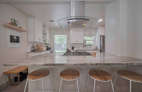 Garden Oaks House | Beautiful mid century oasis in trending oak forest with private pool