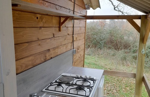 Castelnau-de-Montmiral House | Bed and Breakfast Lodge Tent at the foot of the Albigensian bastides