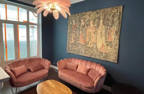 Ostend City Centre House | Belle Epoque Villa Violette near beach and sea