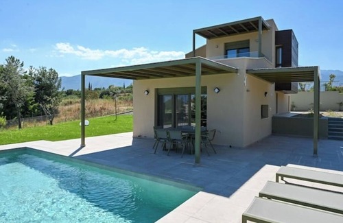 Litochoro Villa | Beneath the home of the Greek Gods! Montamar Olympus Luxury Villas - A2