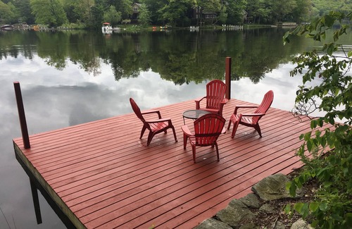 Monterey House | Berkshire lake house on lake Garfield, Monterey MA; private, 5 BR, sleeps 12