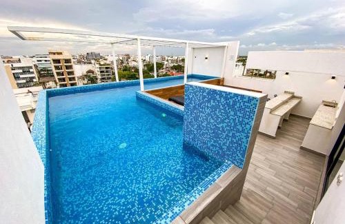 Luis Donaldo Colosio Apartment | Best Studio at 5th Ave with Pool Gym Steps to Beach