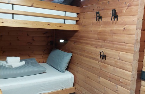 Barbis Cabin | BIBERCHALET and BIBERBAU as compl. House with terrace, garden and garden sauna