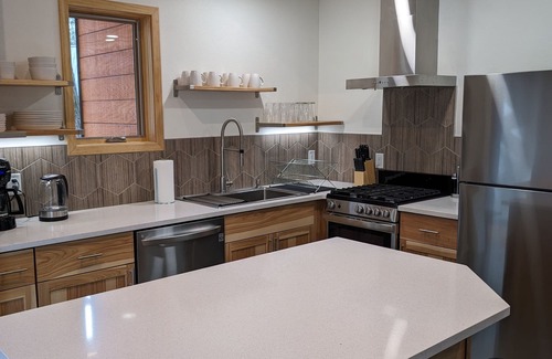 Wisconsin Dells Cabin | Bobcat Cabin @ Orange Tractor Retreat: a new, modern cabin on 40 private acres