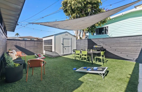 North Pacific Beach Apartment | Boho Bungalow Studio Walk to Beach