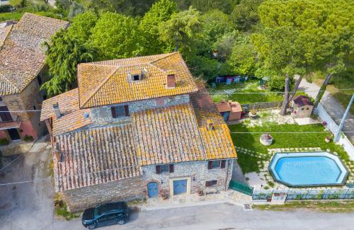 Panicale Apartment | Borgo Panicale with Shared Pool and Garden