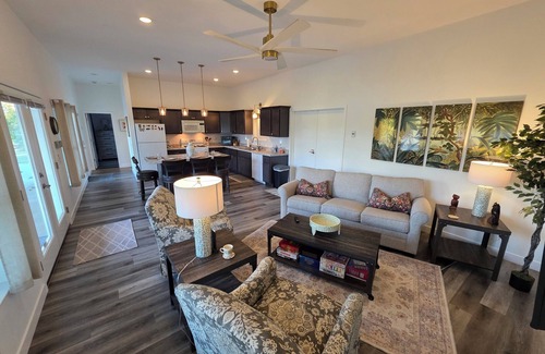 Evart House | Brand New Barndominium on 40 Acres with Private Lake